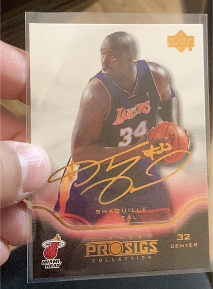 2004 Upper Deck Diamond Collection Pro Sigs #32 Shaquille O'Neal — front