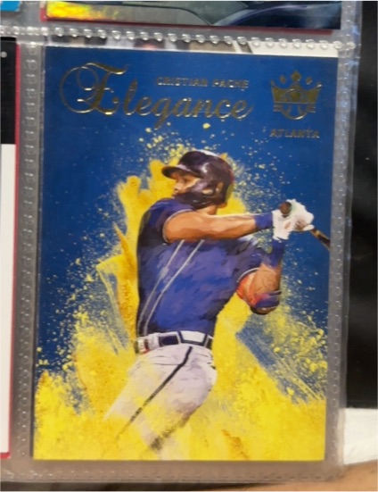 2021 Panini Diamond Kings Elegance #E-10 Cristian Pache Atlanta Braves — front