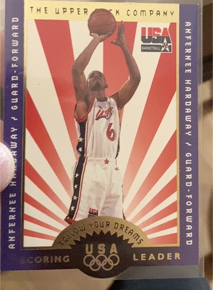 1996 Upper Deck USA Follow Your Dreams #F1 Anfernee Hardaway — front