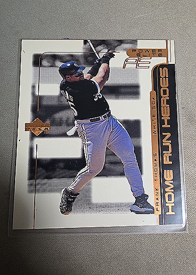 1999 Upper Deck Power Elite Home Run Heroes #8 Frank Thomas — front
