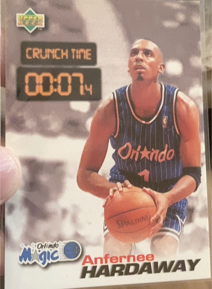1997 Upper Deck Nestle Crunch Time #CT24 Anfernee Hardaway — front