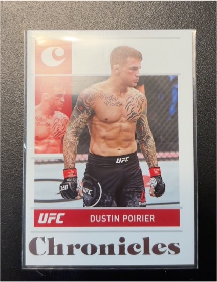 2022 Panini Chronicles UFC #23 Dustin Poirier — front