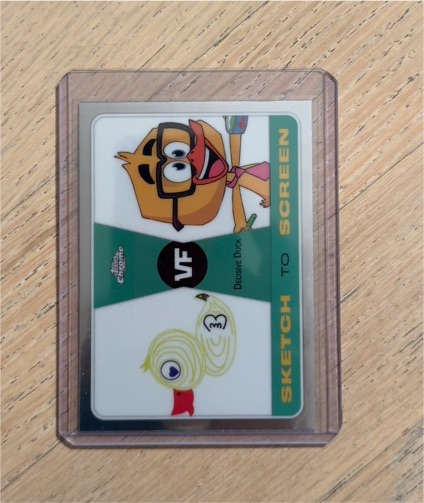 2025 Topps Chrome VeeFriends #SK-6 Decisive Duck Sketch To Screen — front