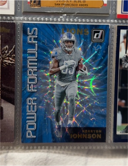 2019 Panini Donruss #PF-19 Kerryon Johnson Power Formulas — front