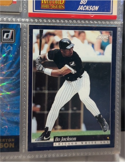1992 Score #1 Bo Jackson — front