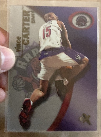 2000-01 Fleer EX #87 Vince Carter — front