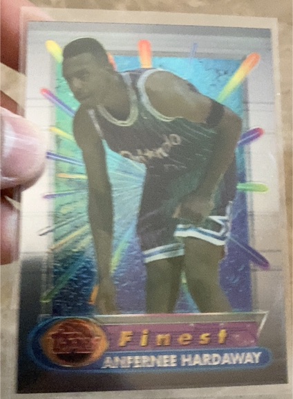 1994-95 Topps Finest #167 Anfernee Hardaway — front
