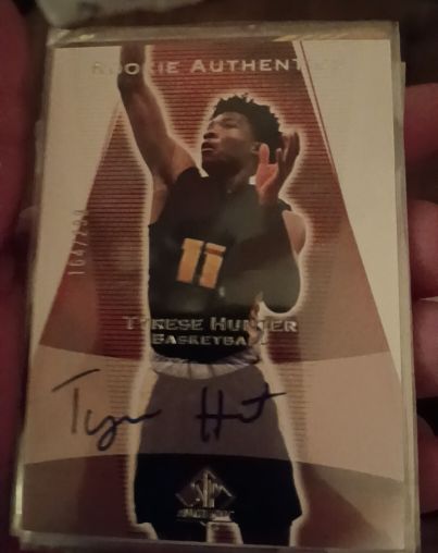 2023 UD Goodwin Champions #03-TH Tyrese Hunter Rookie Authentics Auto — front