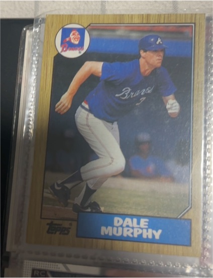 1987 Topps #490 Dale Murphy — front