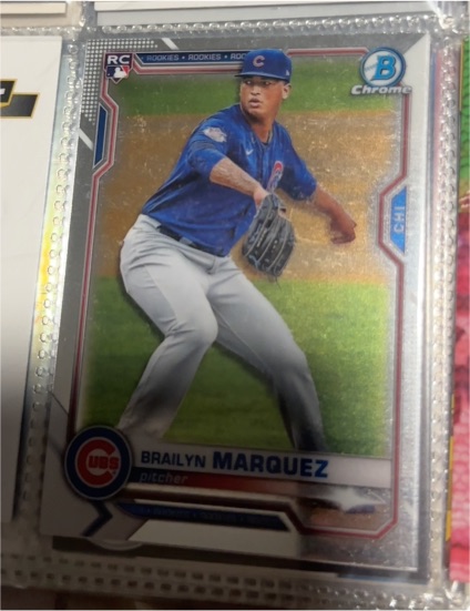 2021 Bowman Chrome #100 Brailyn Marquez — front