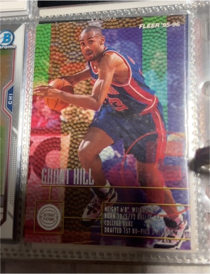1995-96 Fleer #51 Grant Hill — front