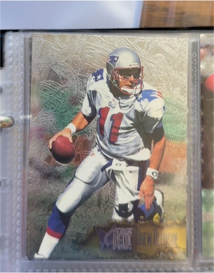 1996 Fleer Metal #72 Drew Bledsoe — front
