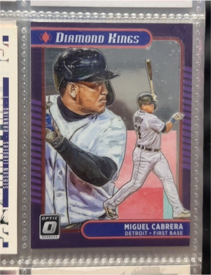 2021 Donruss Optic #10 Miguel Cabrera Diamond Kings — front