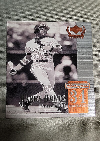 1999 Upper Deck Century Legends #34 Barry Bonds — front