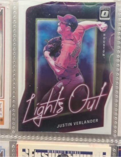 2021 Donruss Optic Lights Out #LO10 Justin Verlander — front