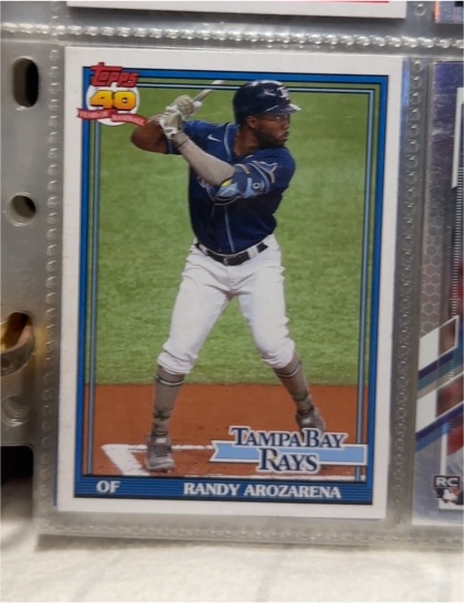 2021 Topps Archives #189 Randy Arozarena Tampa Bay Rays — front