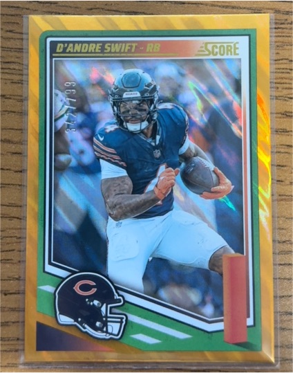 2025 Panini Score #295 D'Andre Swift — front