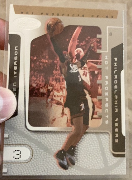 2002-03 Fleer Hot Prospects #30 Allen Iverson Philadelphia 76ers — front