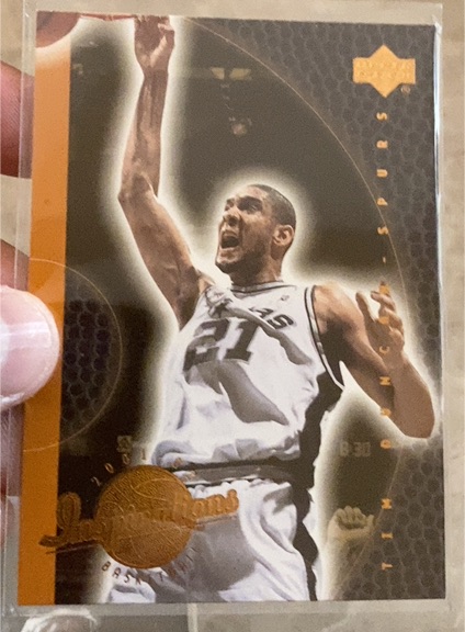 2001-02 Upper Deck Inspirations #76 Tim Duncan — front