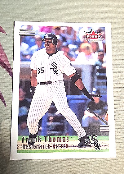 1991 Fleer #79 Frank Thomas — front