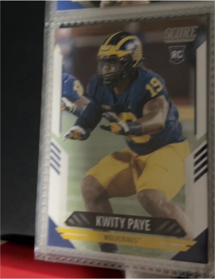 2021 Panini Score #346 Kwity Paye — front