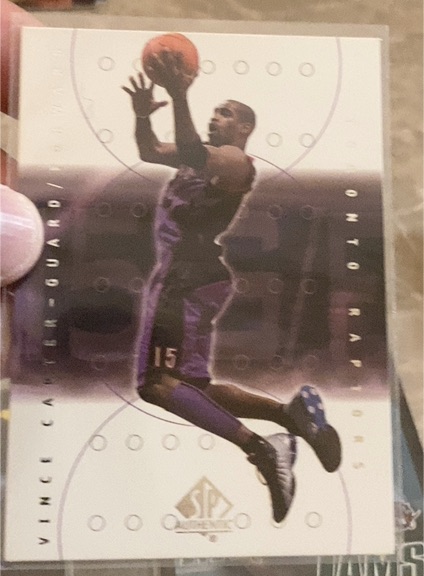 2000-01 SP Authentic #79 Vince Carter — front