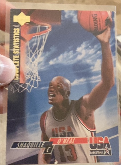 1994 Upper Deck USA Basketball #54 Shaquille O'Neal — front