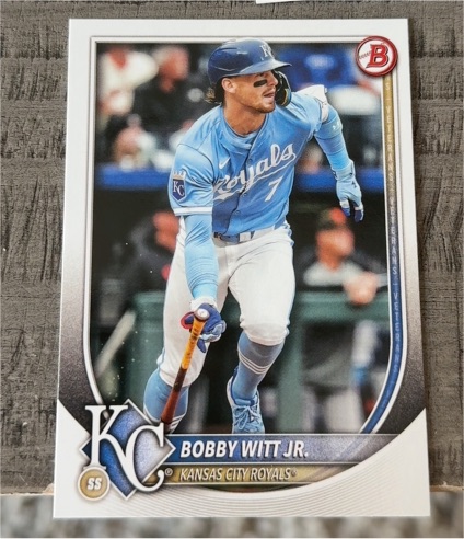 2025 Bowman #7 Bobby Witt Jr. — front
