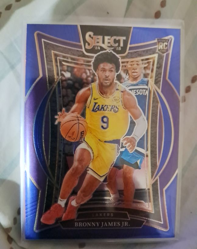 2024-25 Panini Select #90 Bronny James Jr. — front