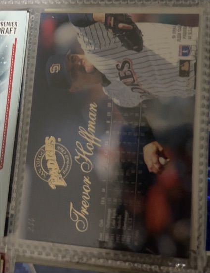 1997 Pacific Etched in Time #25 Trevor Hoffman — front