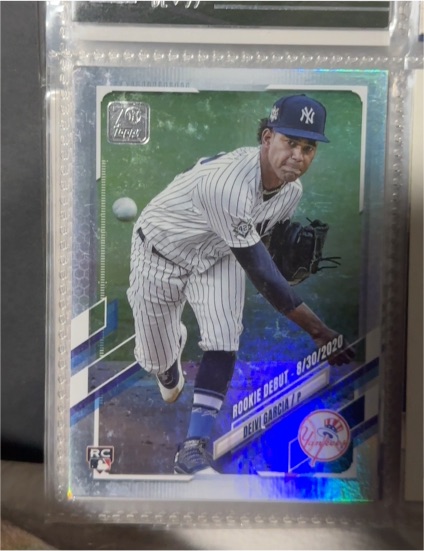 2021 Topps Update #US259 Deivi Garcia Rookie Debut — front