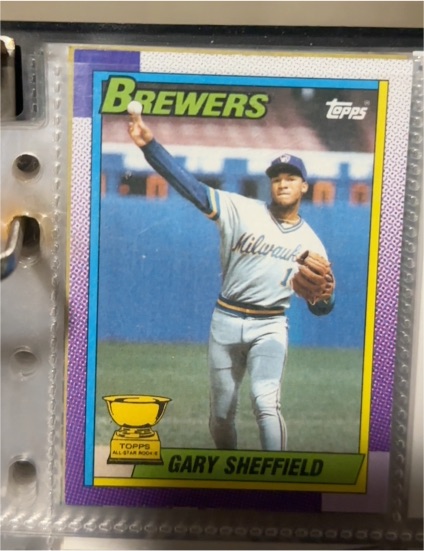 1990 Topps #718 Gary Sheffield — front