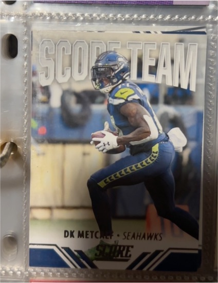 2021 Panini Score #ST3 DK Metcalf Score Team — front