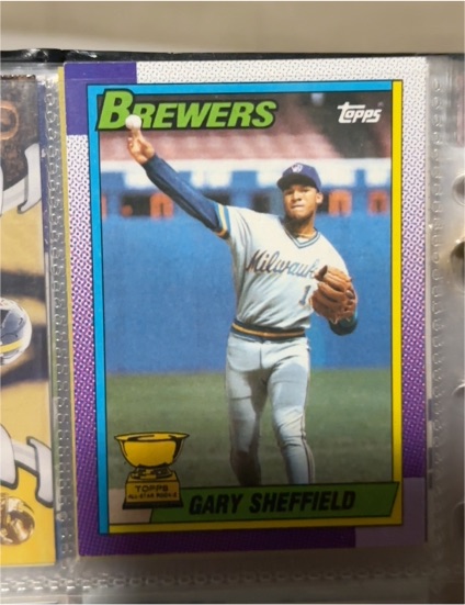 1990 Topps #718 Gary Sheffield — front