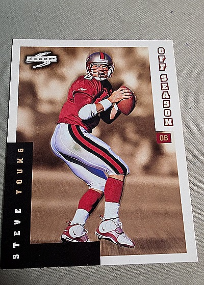 1998 Score #262 Steve Young Off Season — front