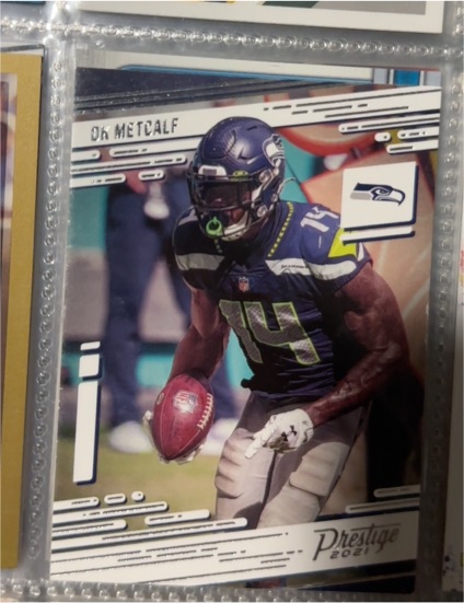 2021 Panini Prestige #195 DK Metcalf Seattle Seahawks — front