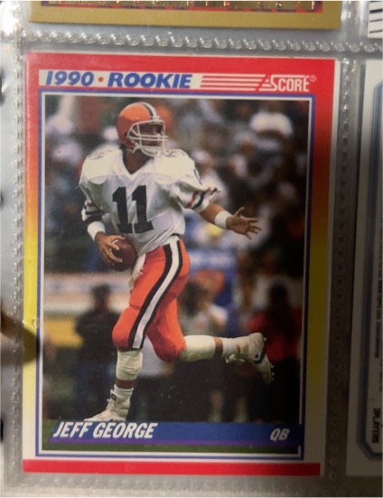 1990 Score #634 Jeff George Rookie — front