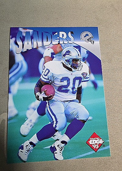 1995 Collector's Edge Instant Replay #12 Barry Sanders — front
