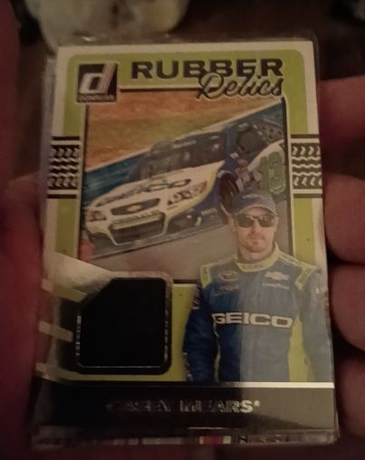 2017 Panini Donruss NASCAR Rubber Relics #RR-CM Casey Mears — front
