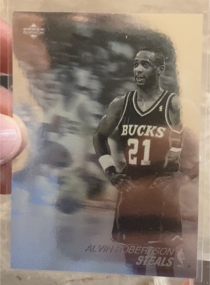 1991-92 Upper Deck Award Winner Holograms #AW2 Alvin Robertson — front