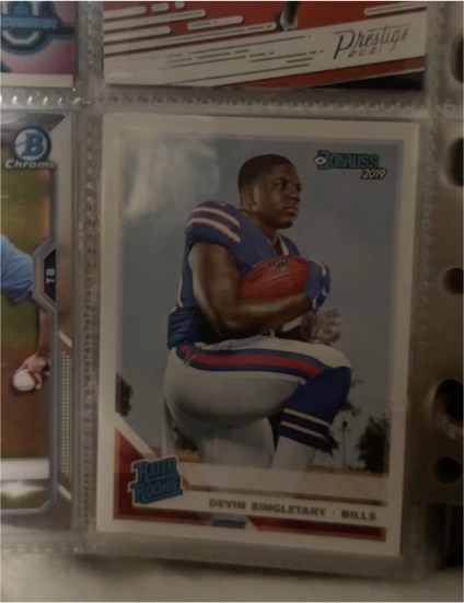2019 Panini Donruss #328 Devin Singletary Rated Rookie — front