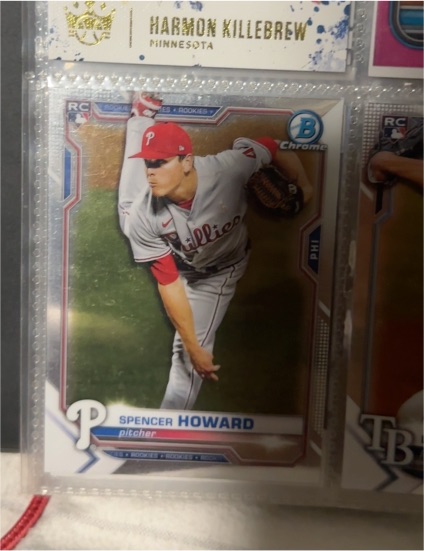 2021 Bowman Chrome #59 Spencer Howard — front