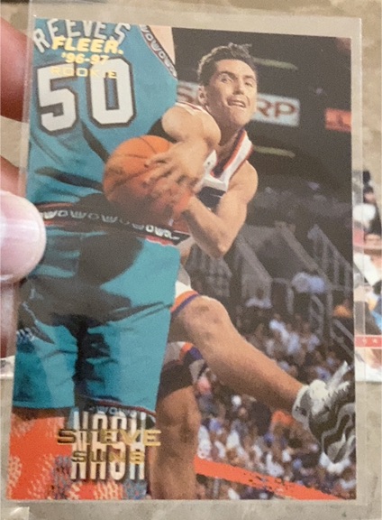 1996-97 Fleer #239 Steve Nash Rookie Card — front