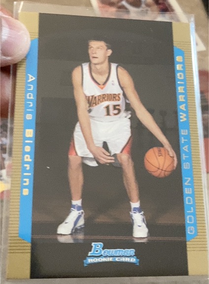 2004-05 Bowman #147 Andris Biedrins — front