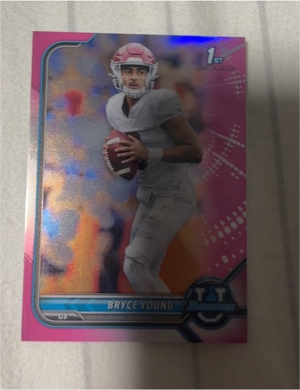 2022 Bowman University #4 Bryce Young — front