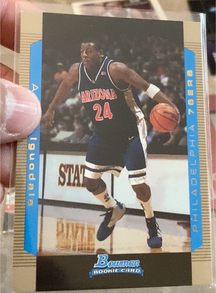 2004-05 Bowman #146 Andre Iguodala Rookie Card — front