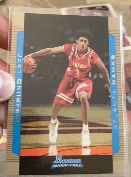 2004 Bowman #126 Josh Childress — front