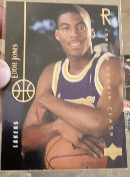 1994-95 Upper Deck #166 Eddie Jones — front