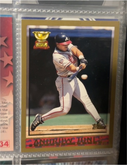 1998 Topps #334 Andruw Jones — front