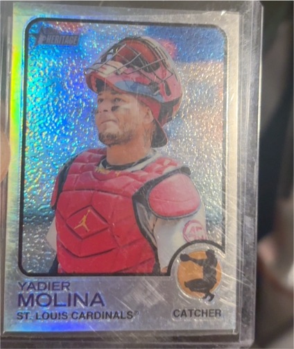 2022 Topps Heritage #279 Yadier Molina — front